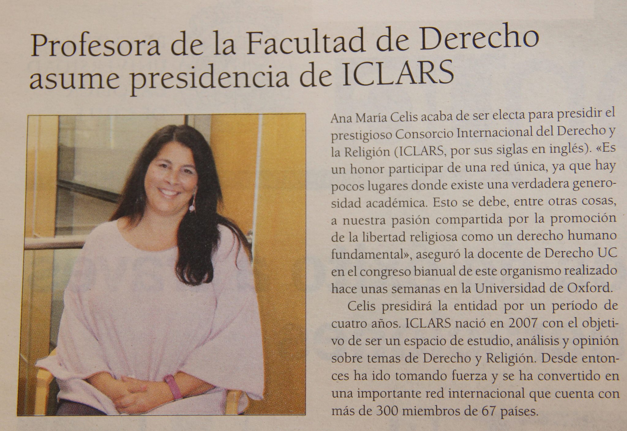 presidencia AMC ICLARS