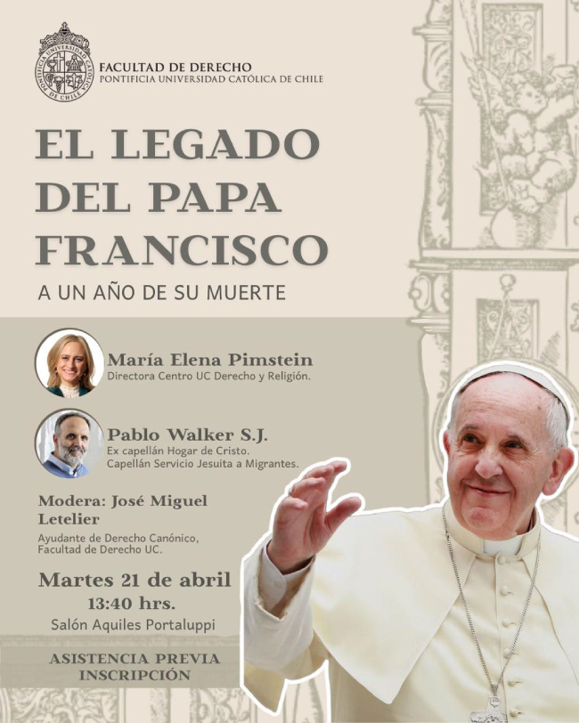 El legado del Papa Francisco Afiche